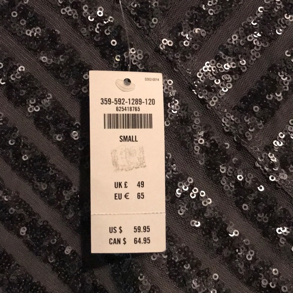Hollister gray sequined dress - Picture 3 of 5
